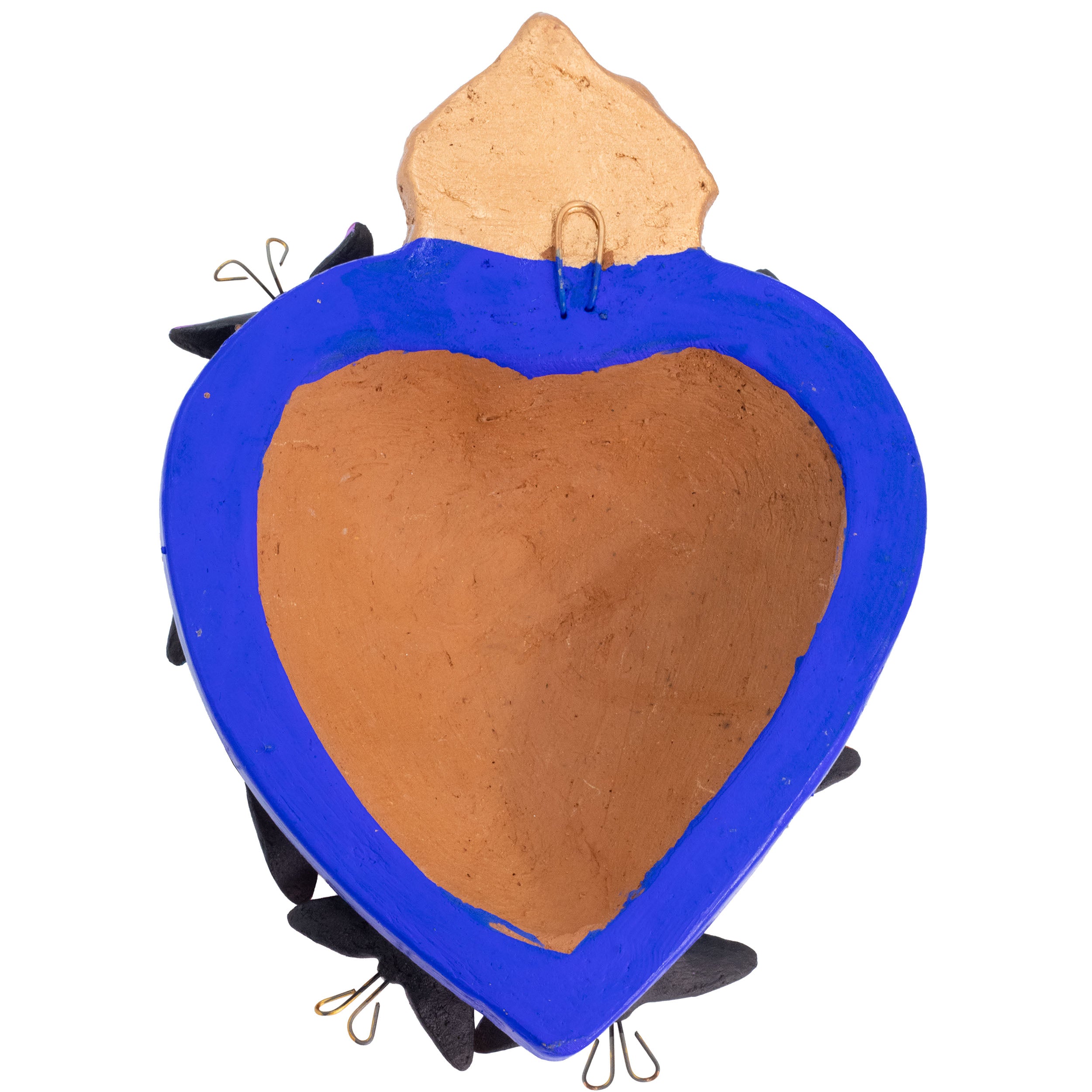 Kaleidoscope Heart - Clay Heart with Butterflies