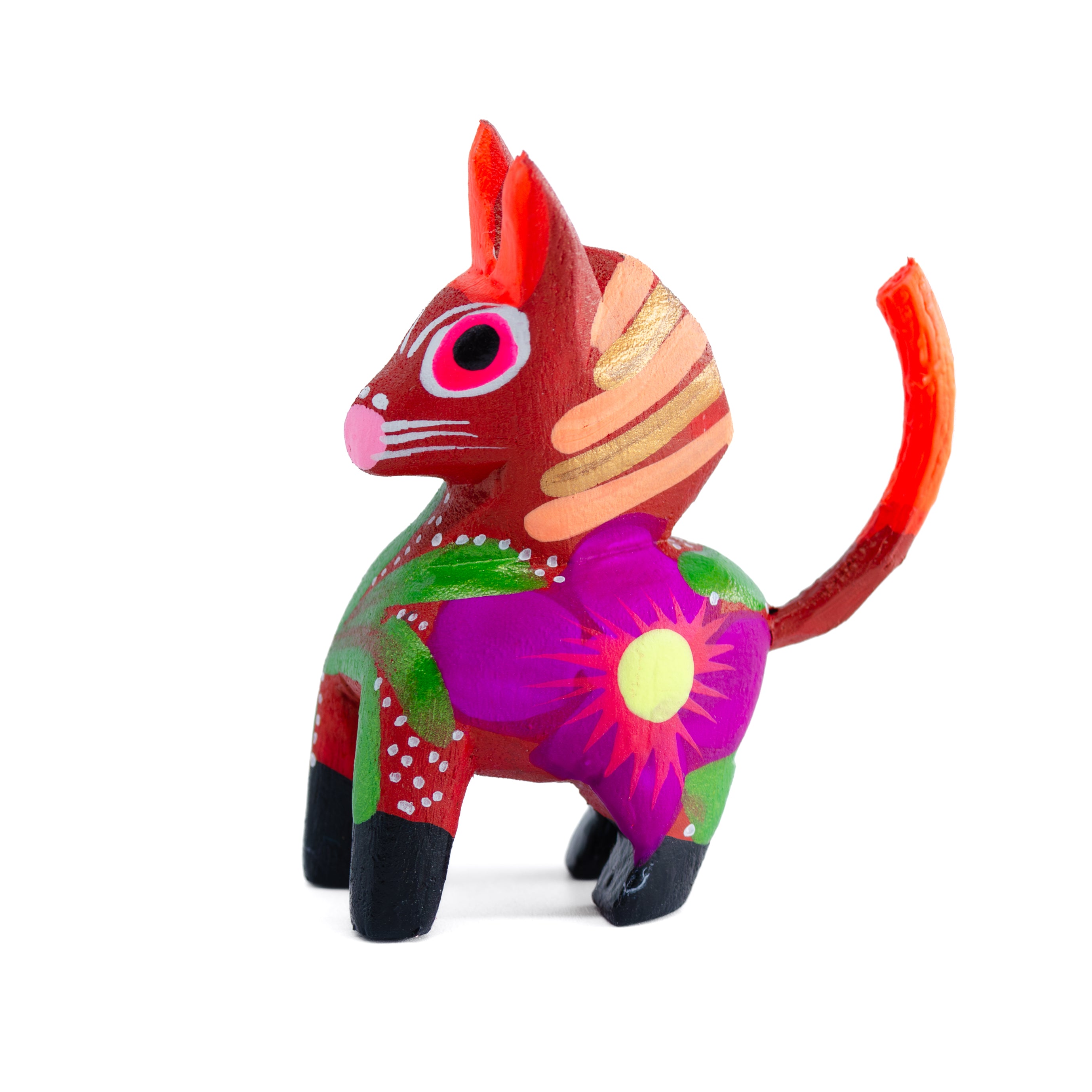 Hand Painted Horse Wooden Figurine