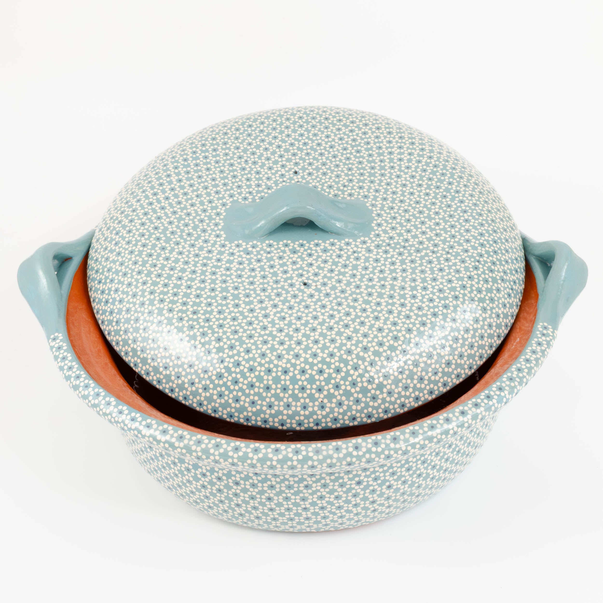 XL Capula Clay Cazuela, Serving Dish with Lid