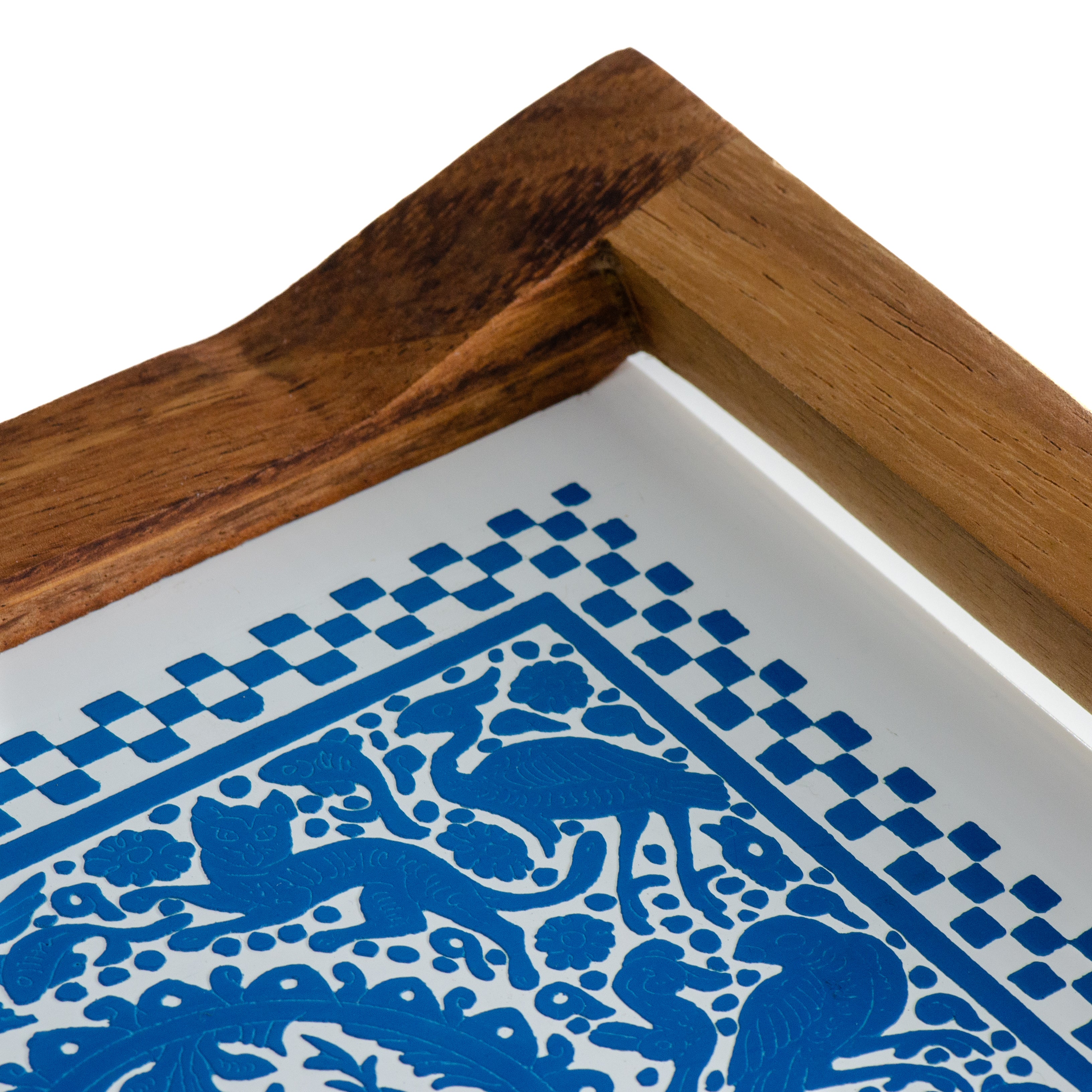 Olinalá Parota Solid Wood Serving Tray (Large)