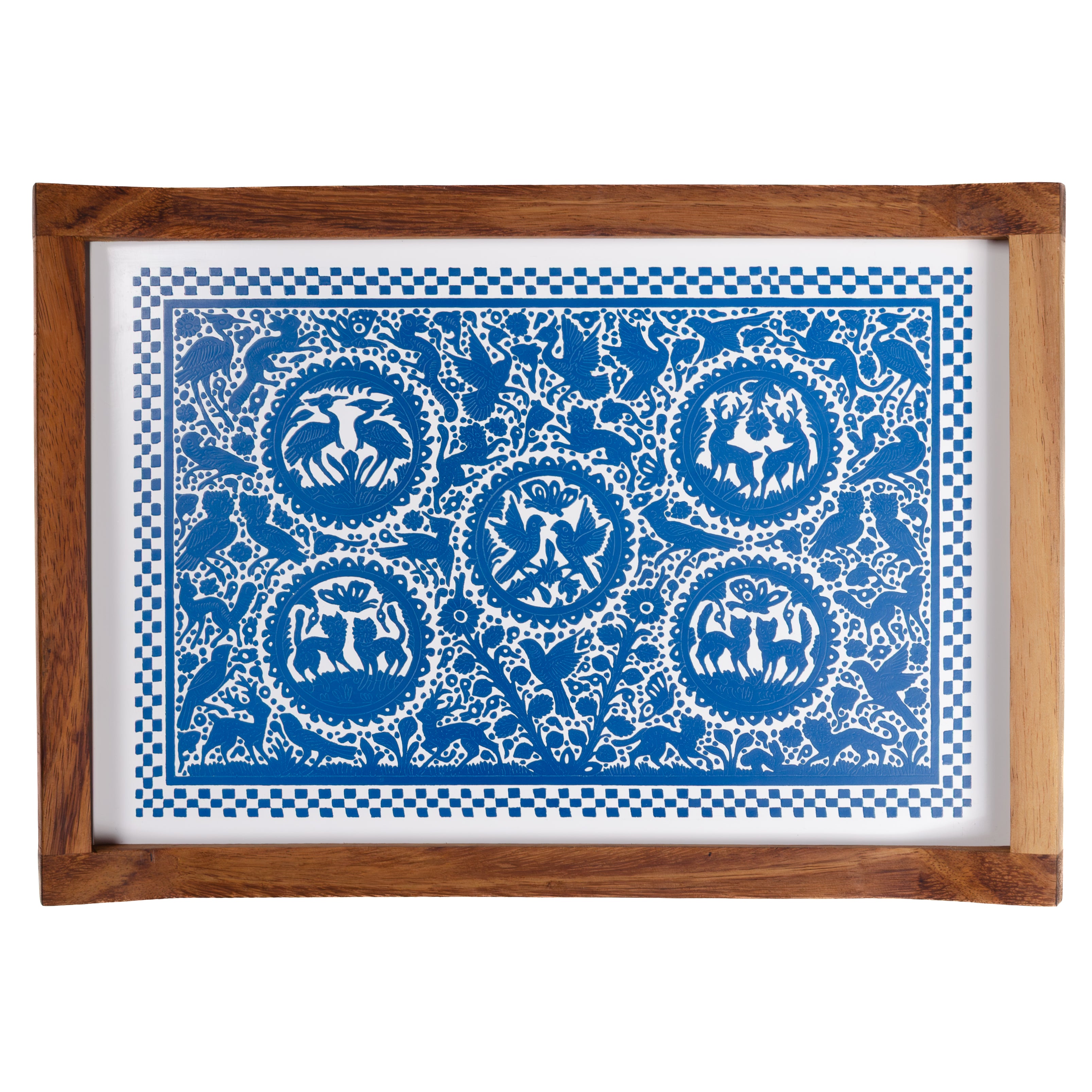 Olinalá Parota Solid Wood Serving Tray (Large)