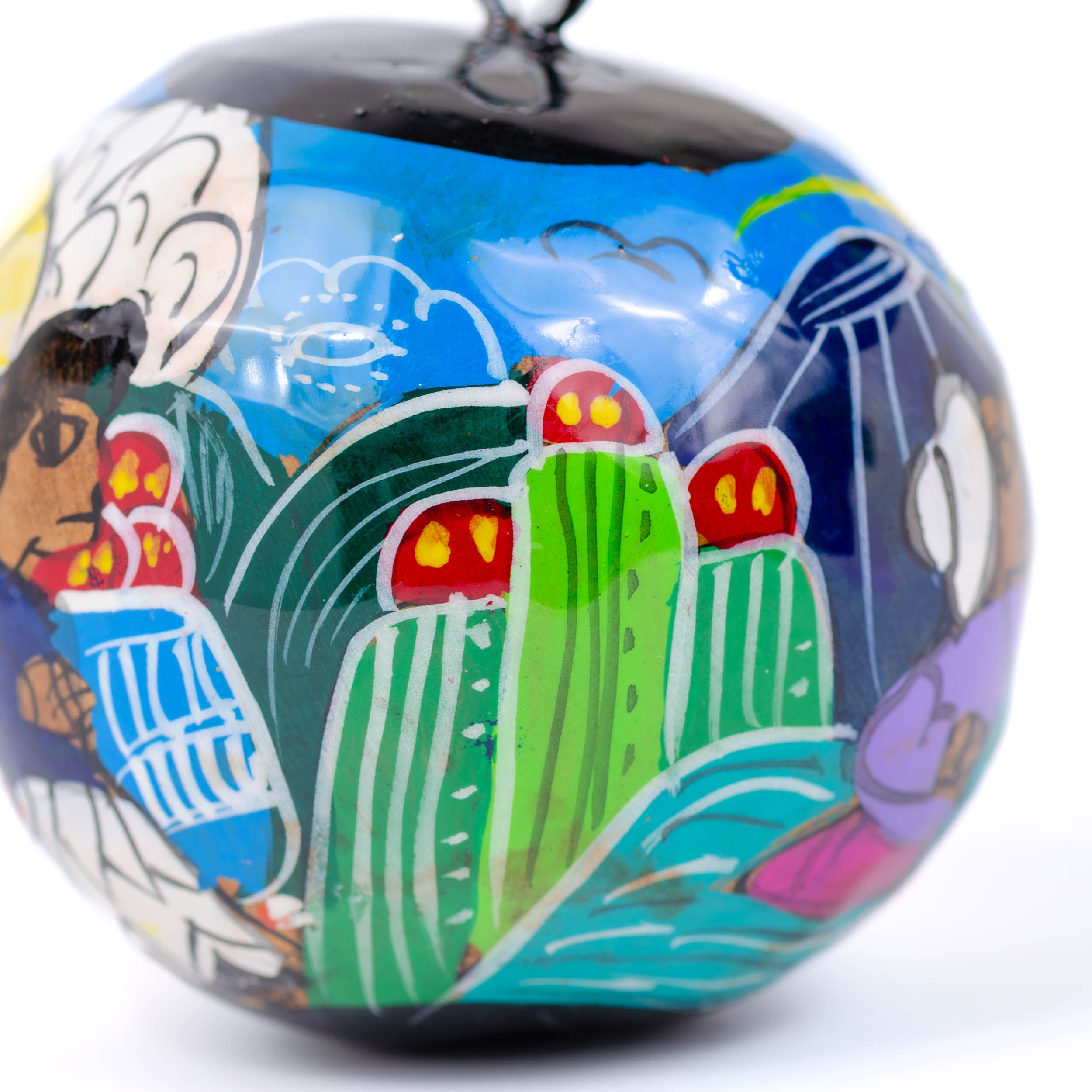 Xalitla Colorful Clay Ornament