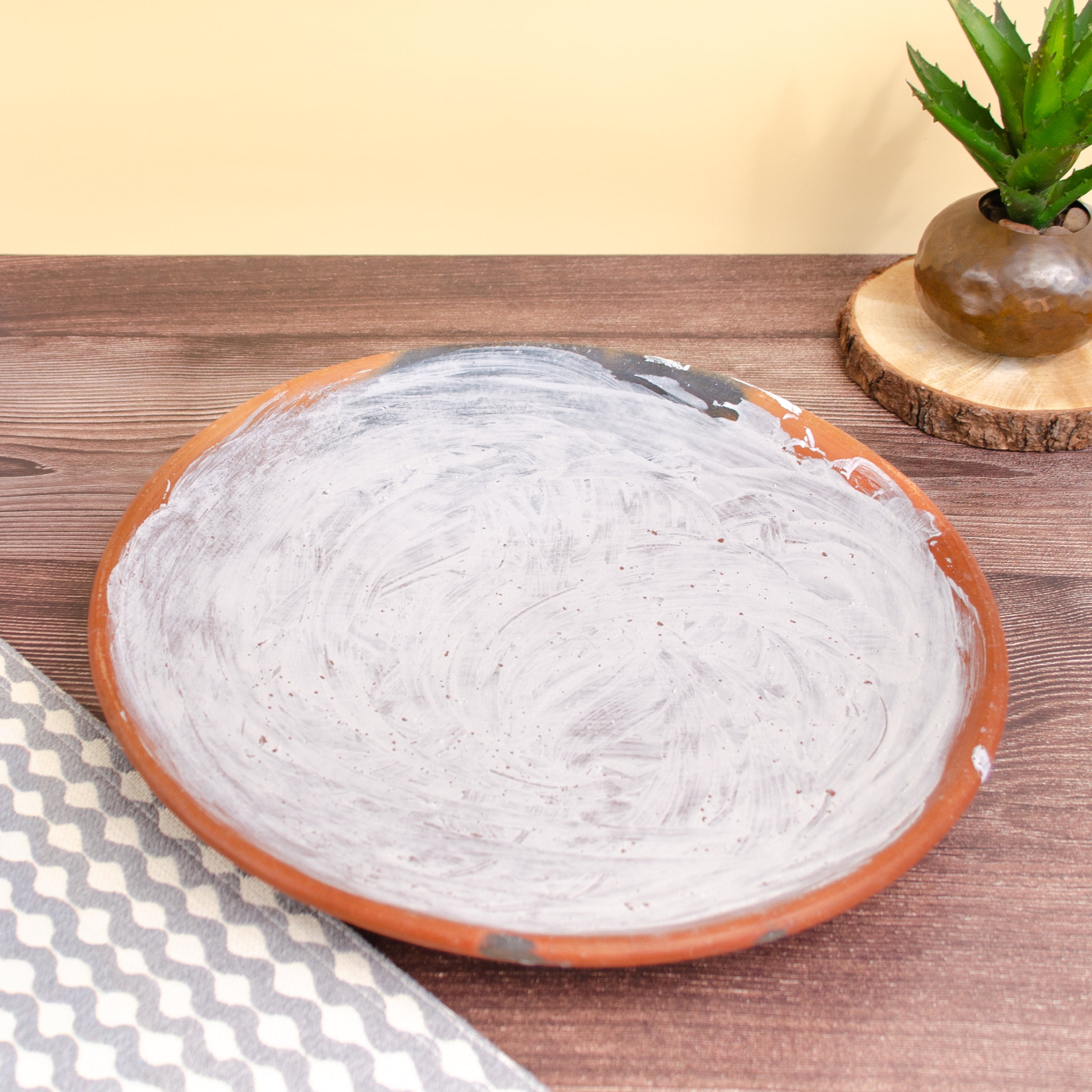 Red Clay Terracotta 11” Comal Griddle