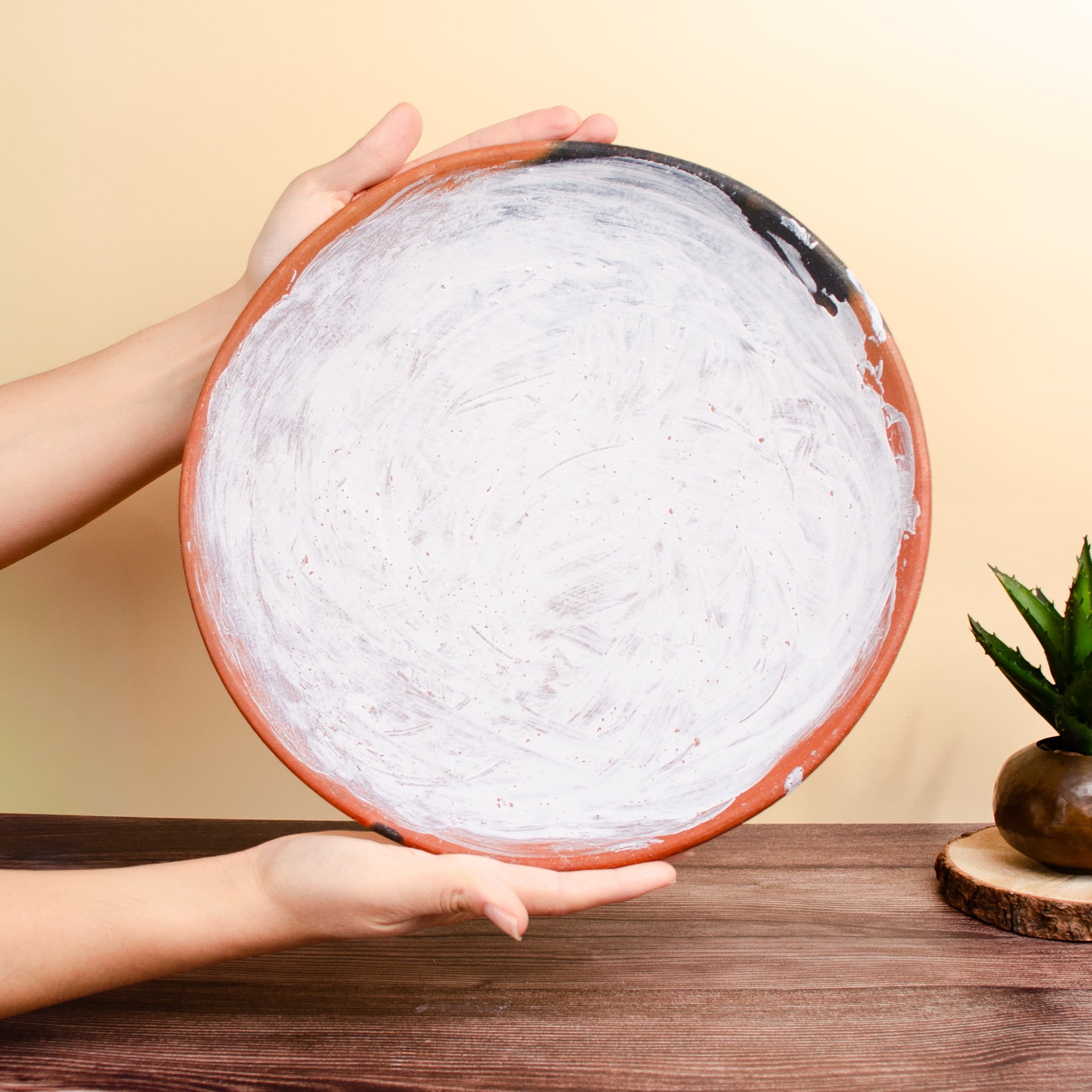 Red Clay Terracotta 11” Comal Griddle