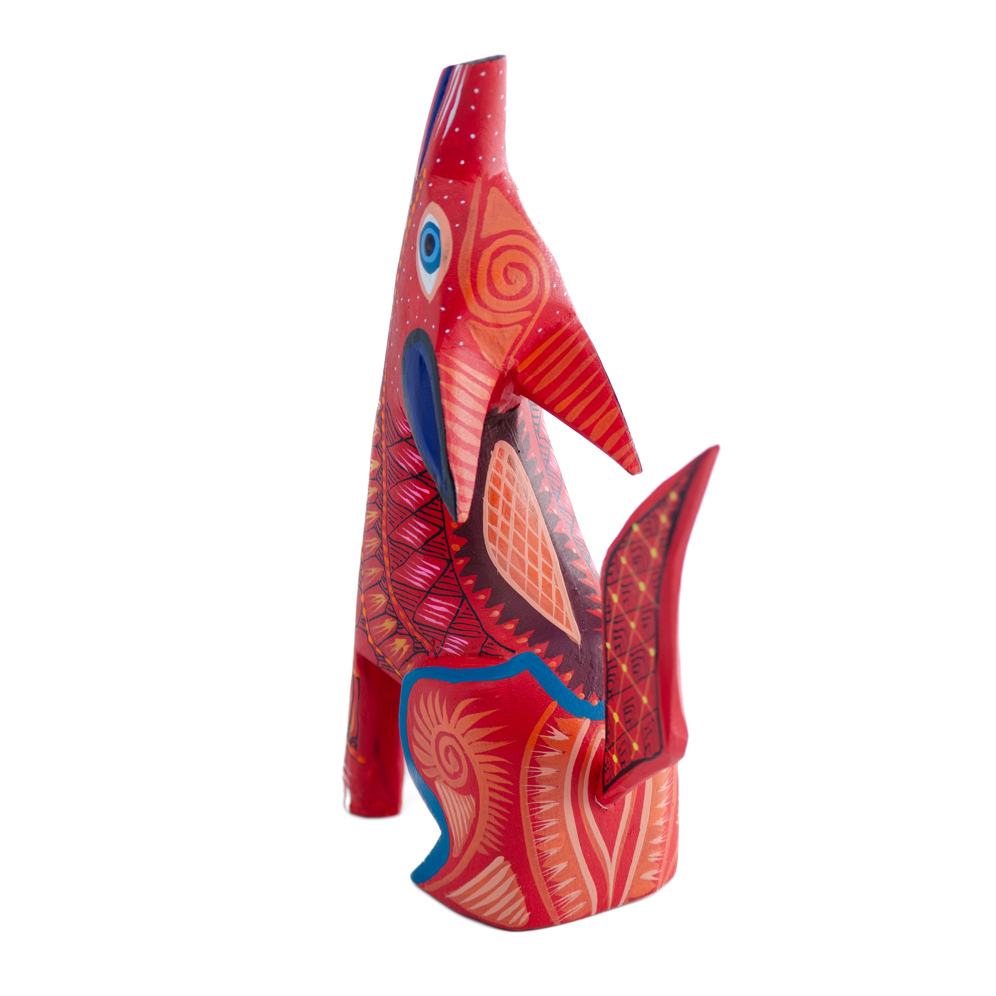 X-Large Coyote Alebrije with Frets