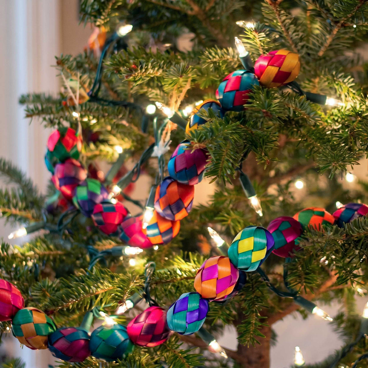Handwoven Palm Beads Garland