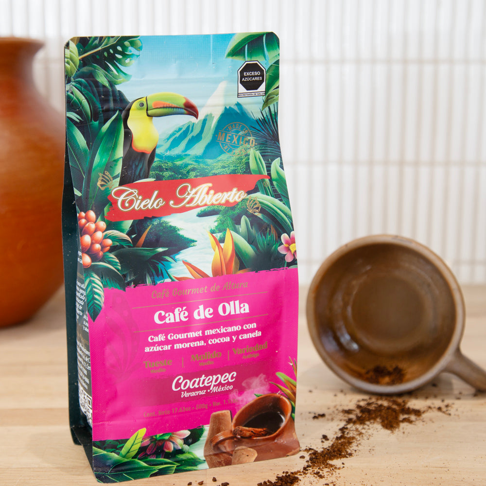 Cielo Abierto Café de Olla Ground Coffee Bag | Lolo Mexican Mercadito