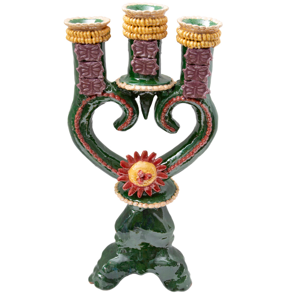 Corazón Luminar 3-Candle Holder Candelabra