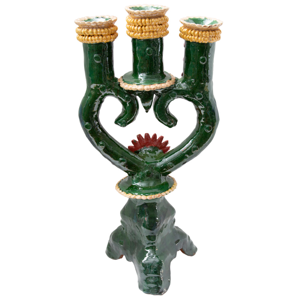 Corazón Luminar 3-Candle Holder Candelabra