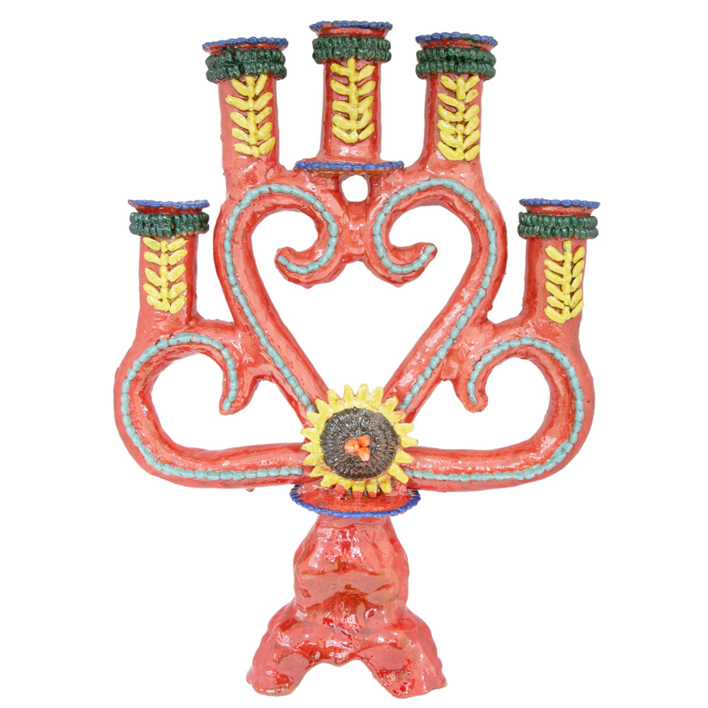 Corazón Luminar 5-Candle Candelabra