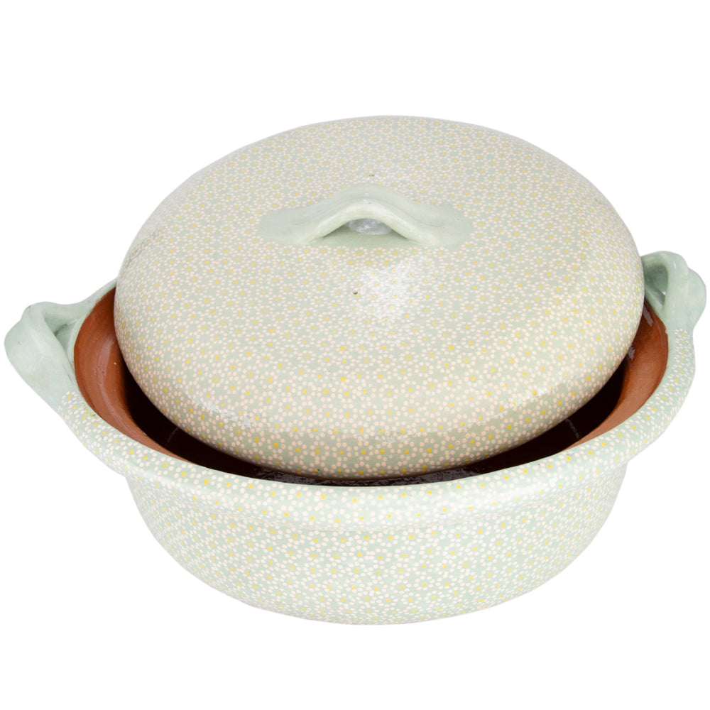 XL Capula Clay Cazuela, Serving Dish with Lid