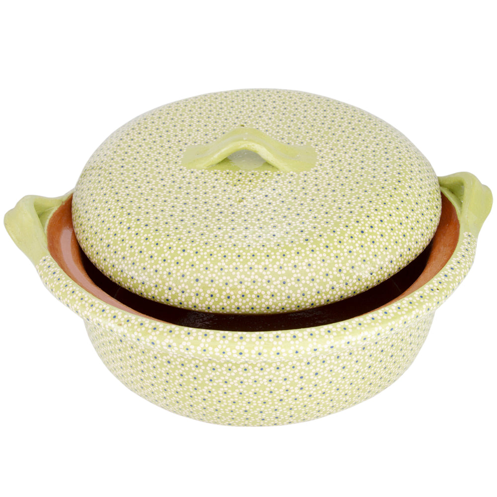 XL Capula Clay Cazuela, Serving Dish with Lid