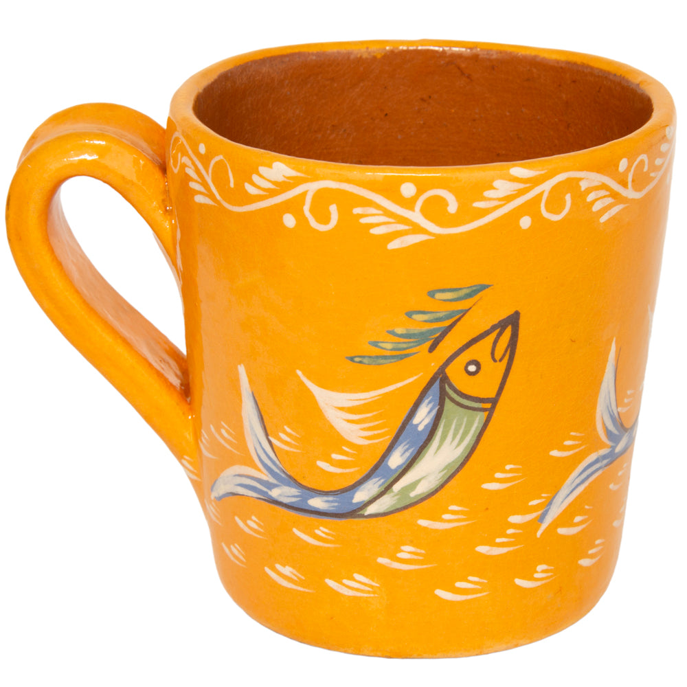 Peces de Capula Hand-Painted Mug