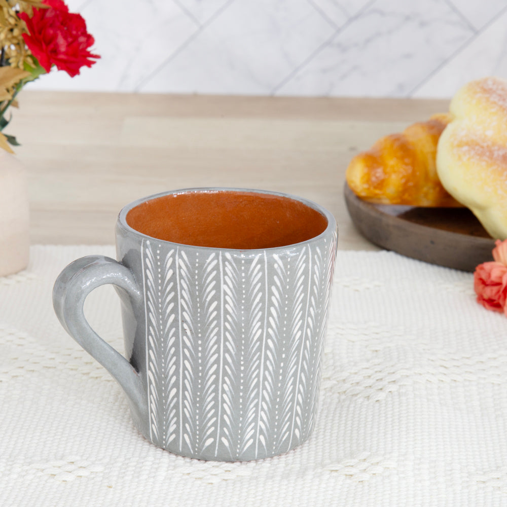 Capula Rhythmic Brushstrokes Mug