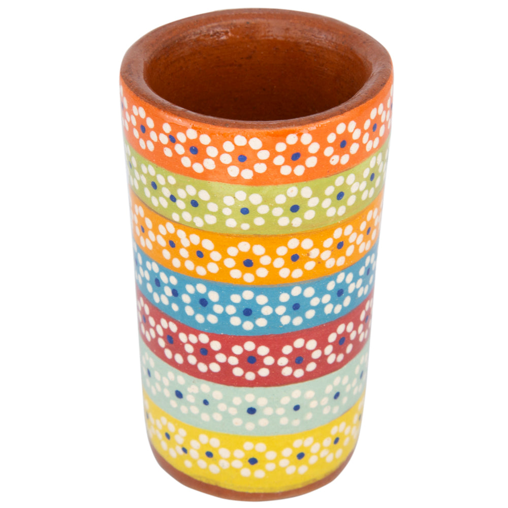 Capula Hand-Painted Clay Shot Glass