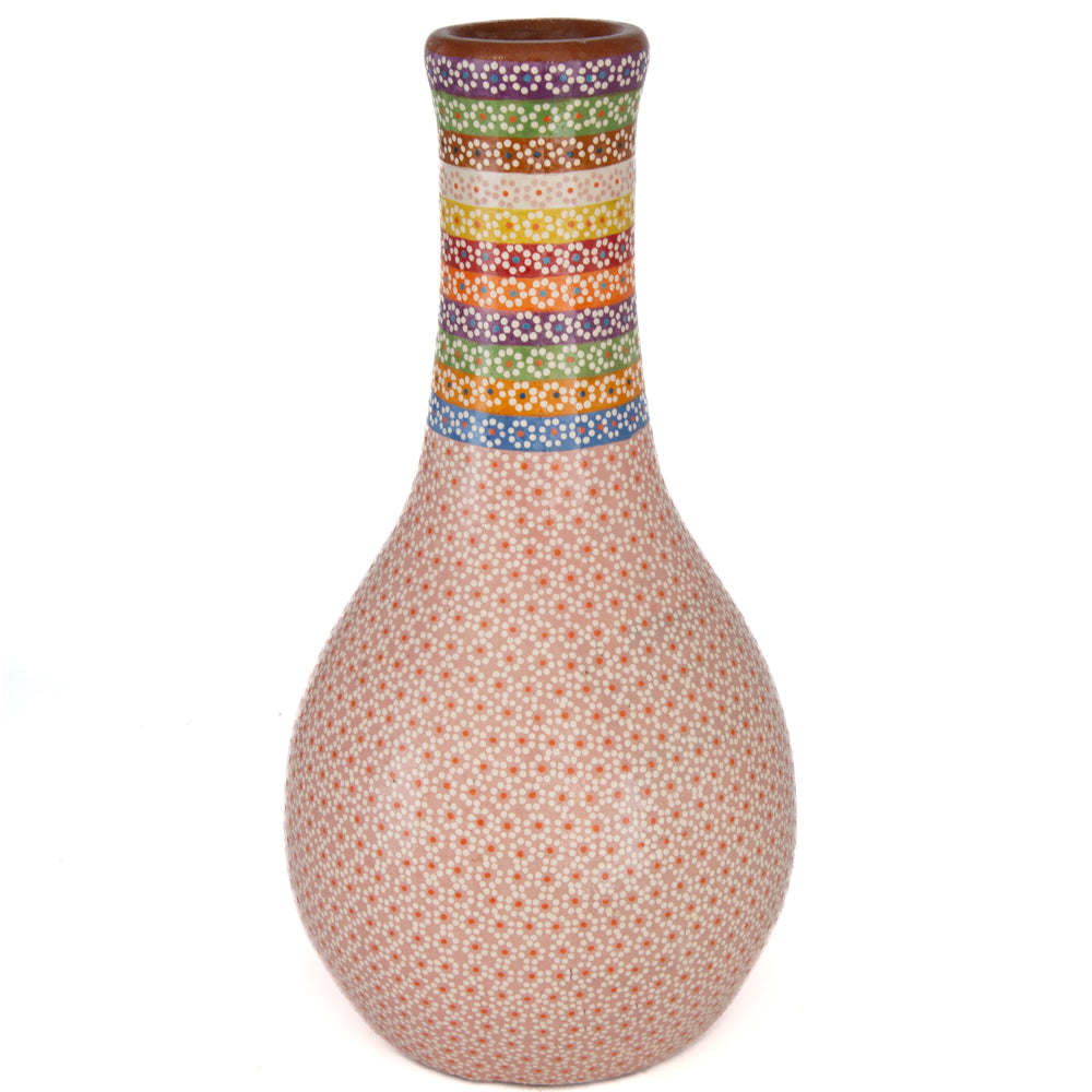 Capula Clay Colorful Slim Neck Vase