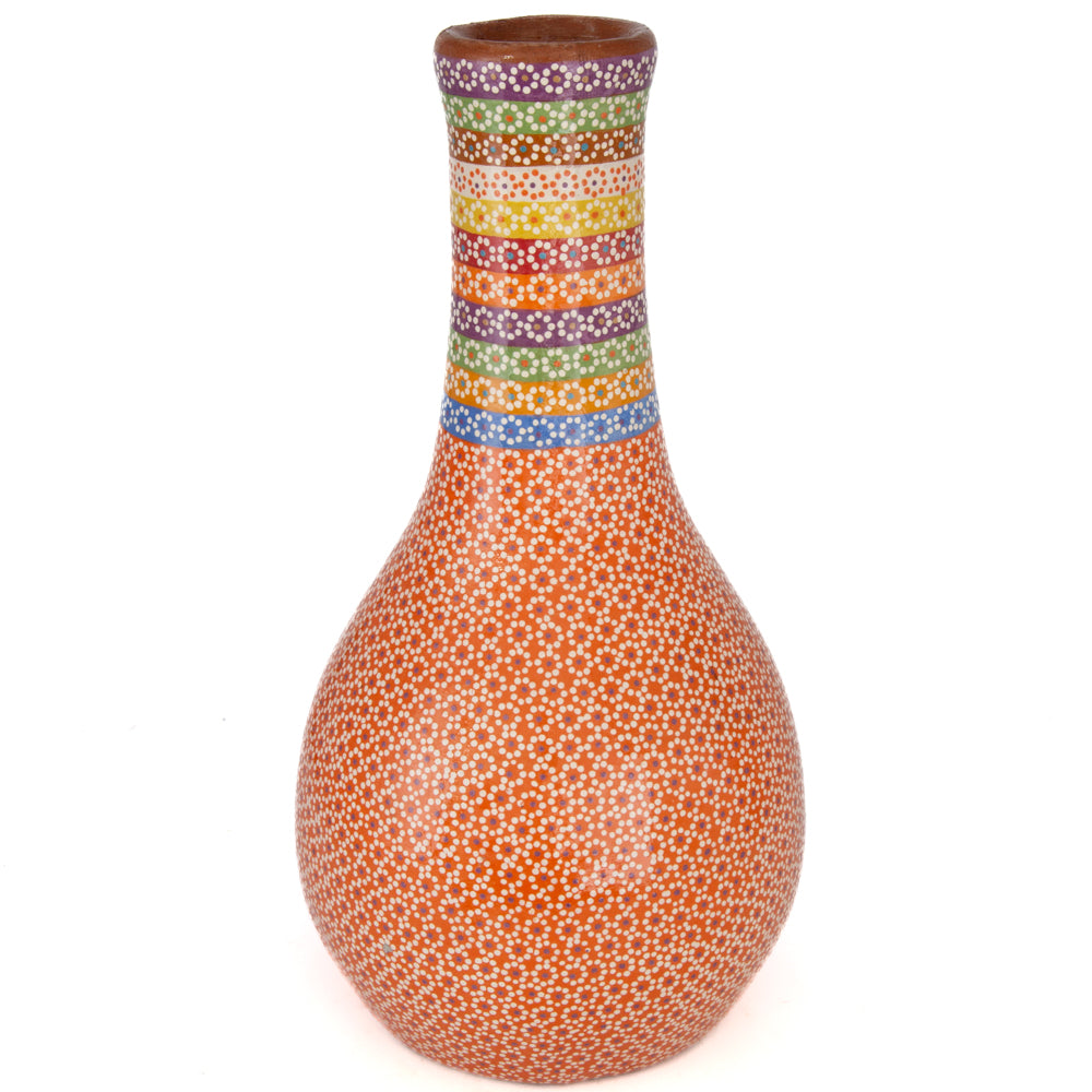 Capula Clay Colorful Slim Neck Vase