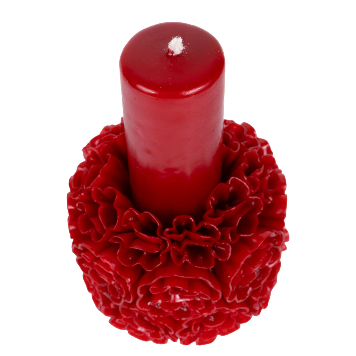Flores de Teotitlán Pillar Candle