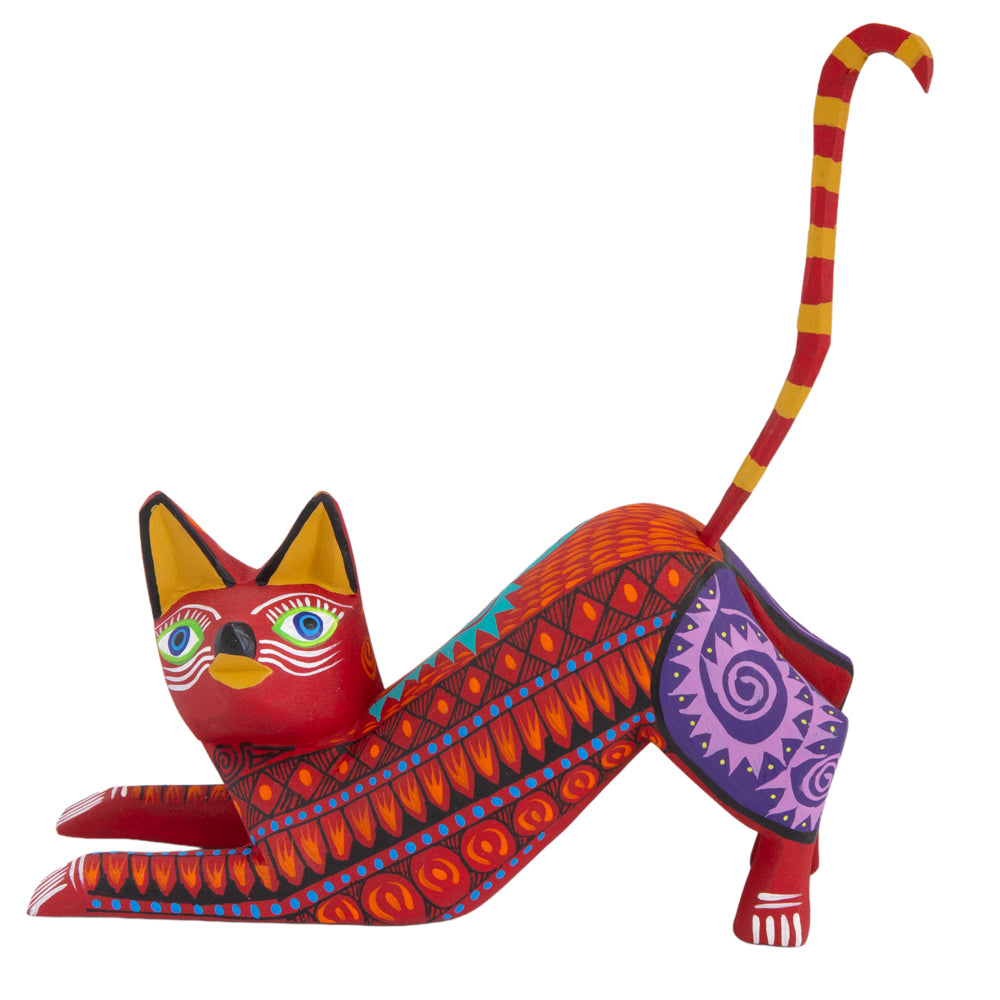 X-Large Cat Alebrije with Frets