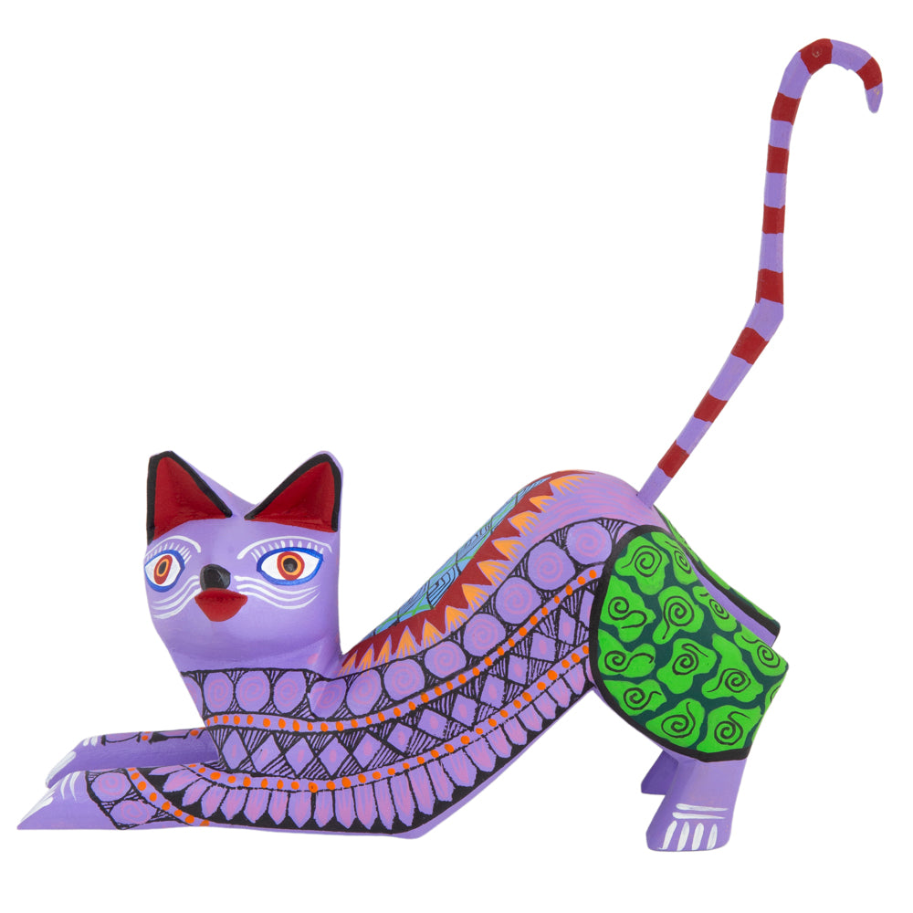 X-Large Cat Alebrije with Frets