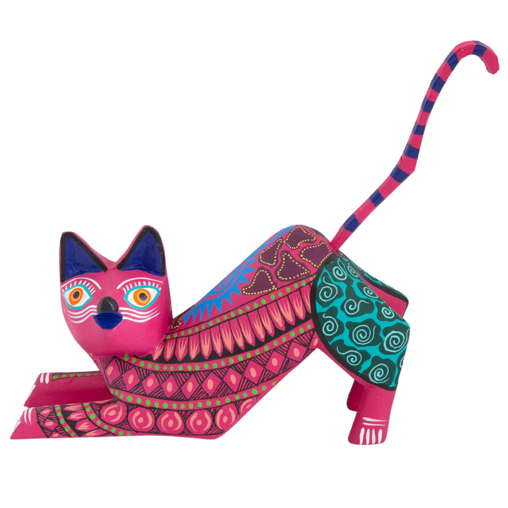 X-Large Cat Alebrije with Frets