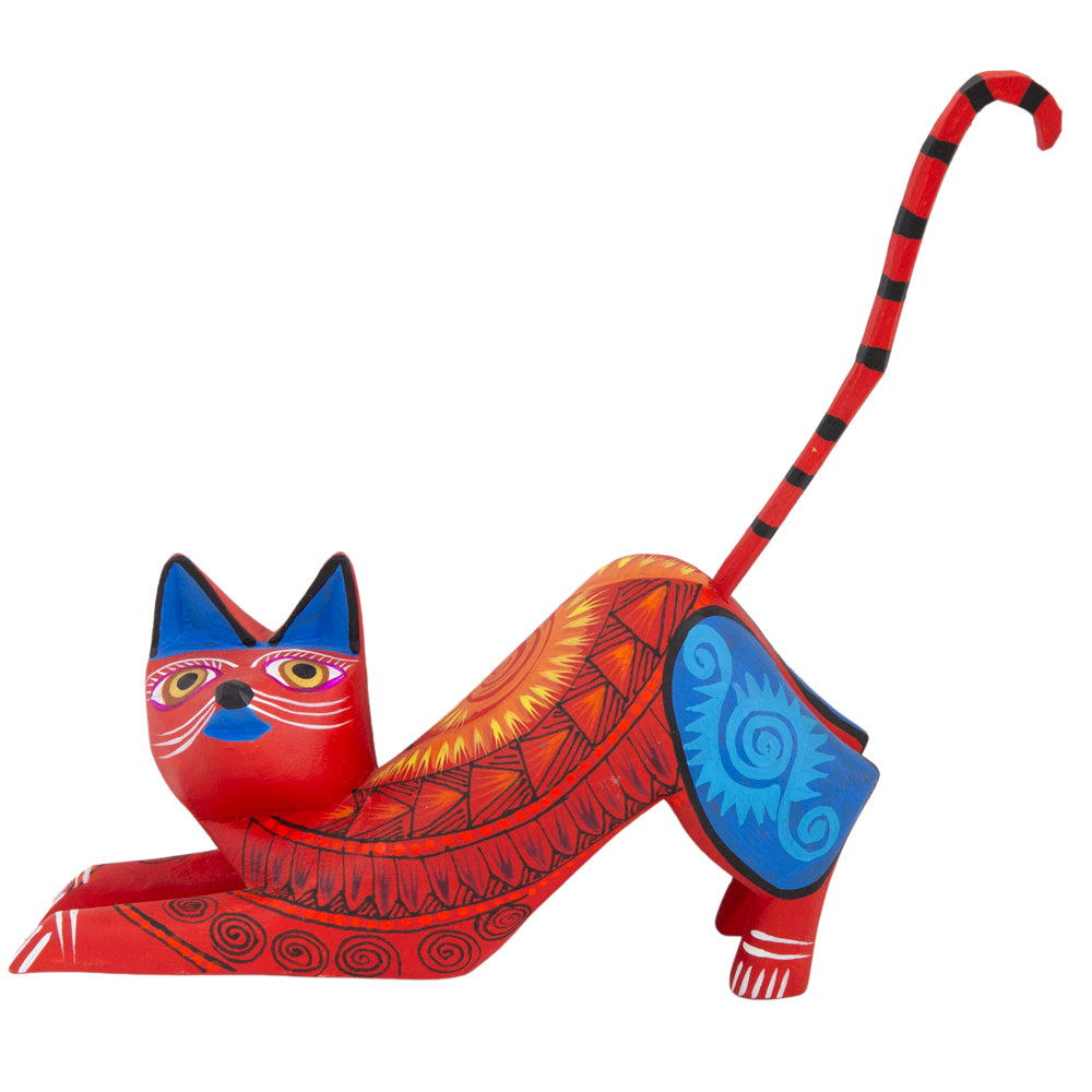 X-Large Cat Alebrije with Frets