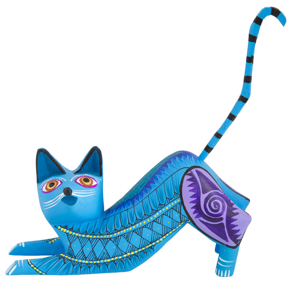 X-Large Cat Alebrije with Frets