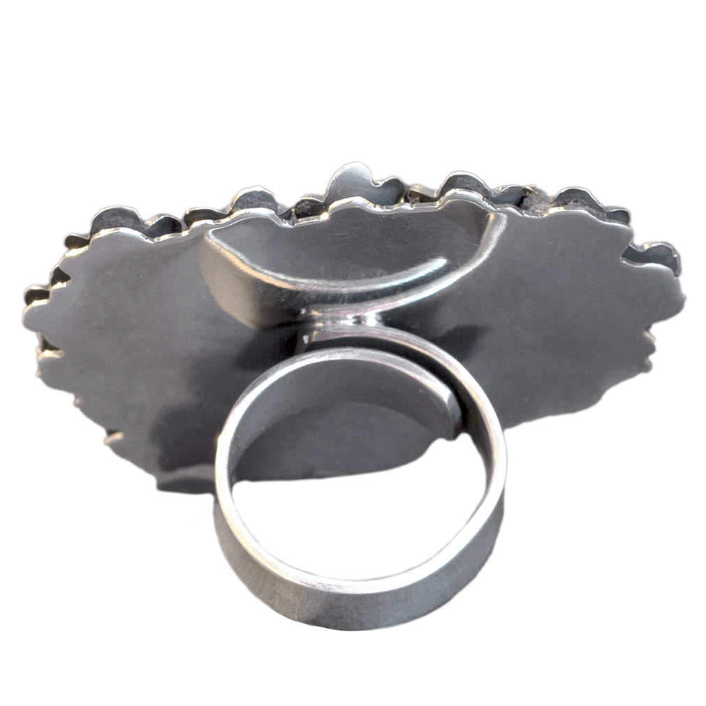 Sterling Silver Large Royal Calavera Catrina Ring