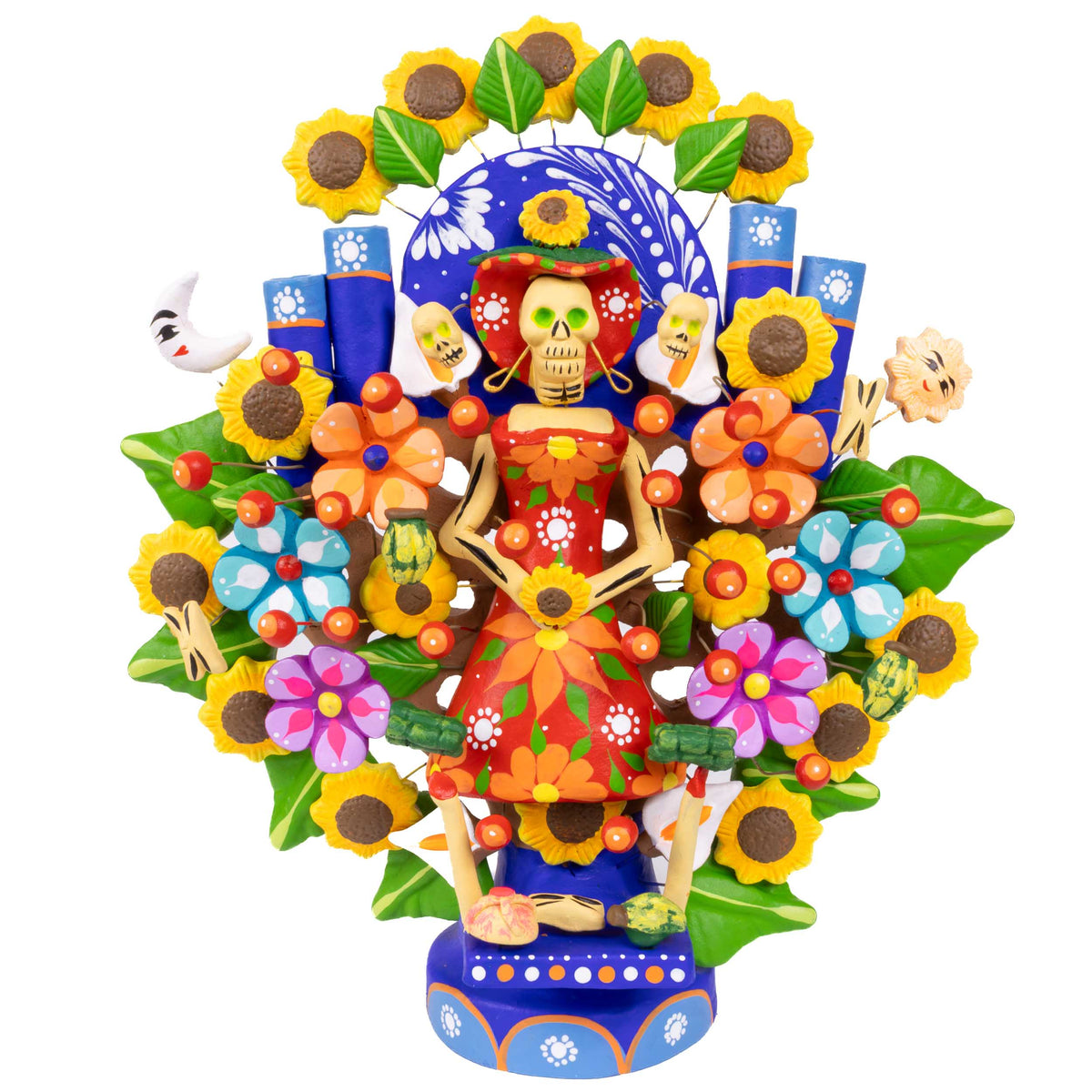 Day of the Dead Catrina Tree of Life 1ft Sculpture