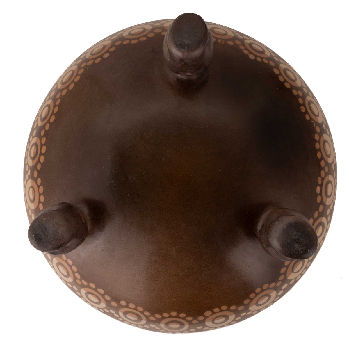 Zinapécuaro La Catrina Ceramic Bowl with Skull Feet