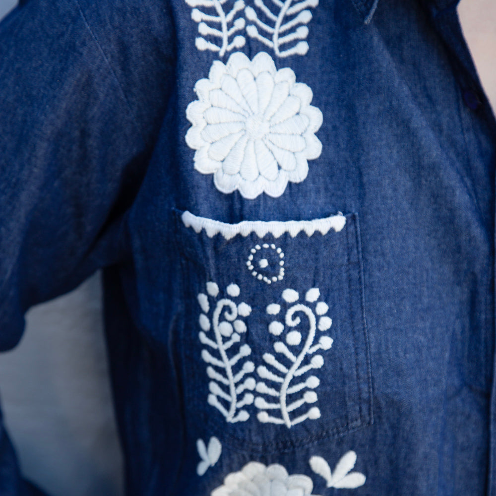 Carranza Button Up Denim Shirt