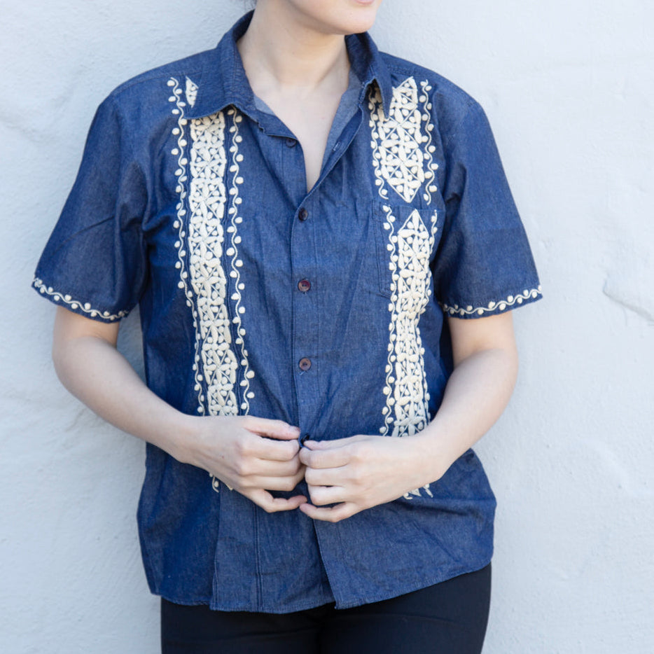 Carranza Button Up Chambray Shirt