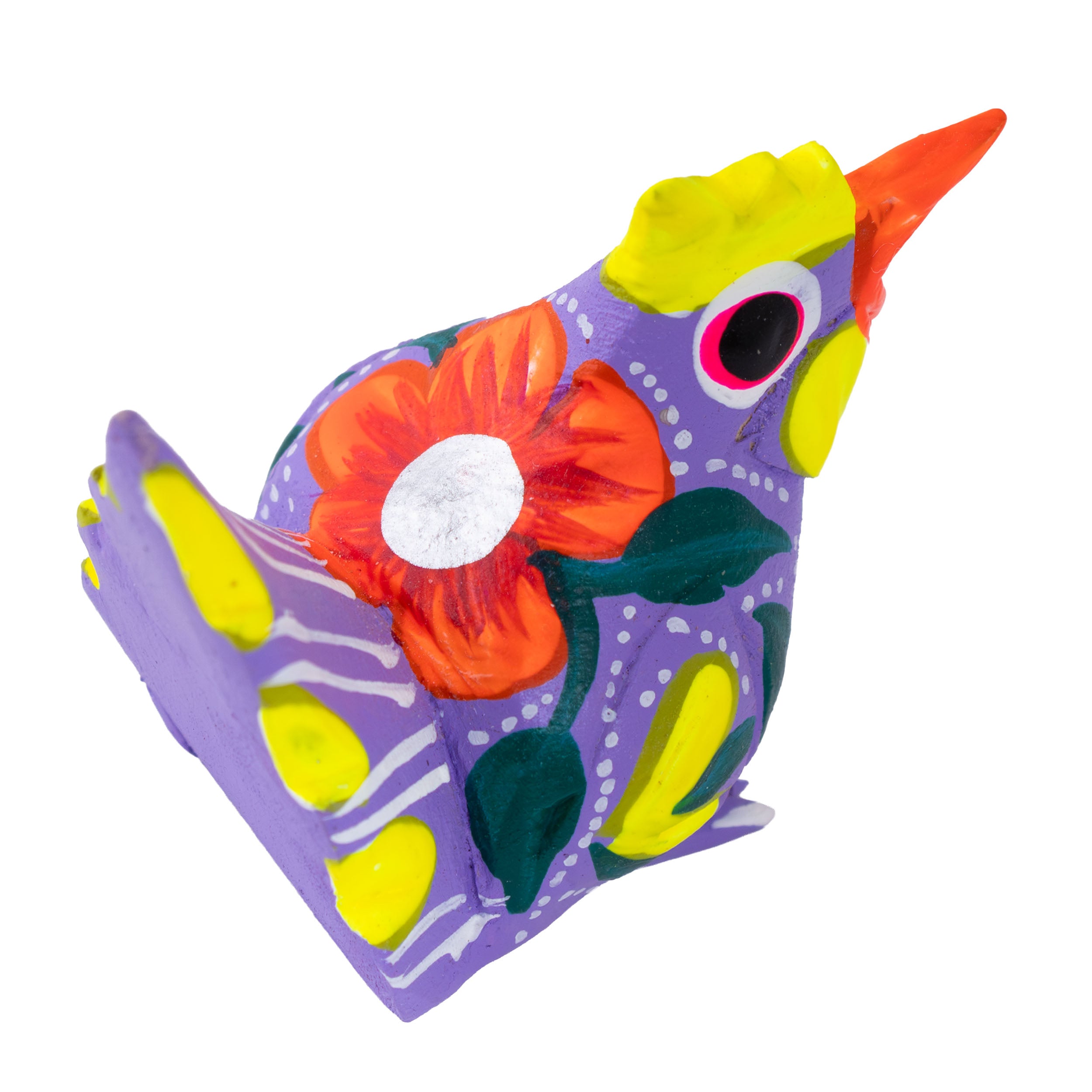 Hand Painted Chicken Wooden Figurine