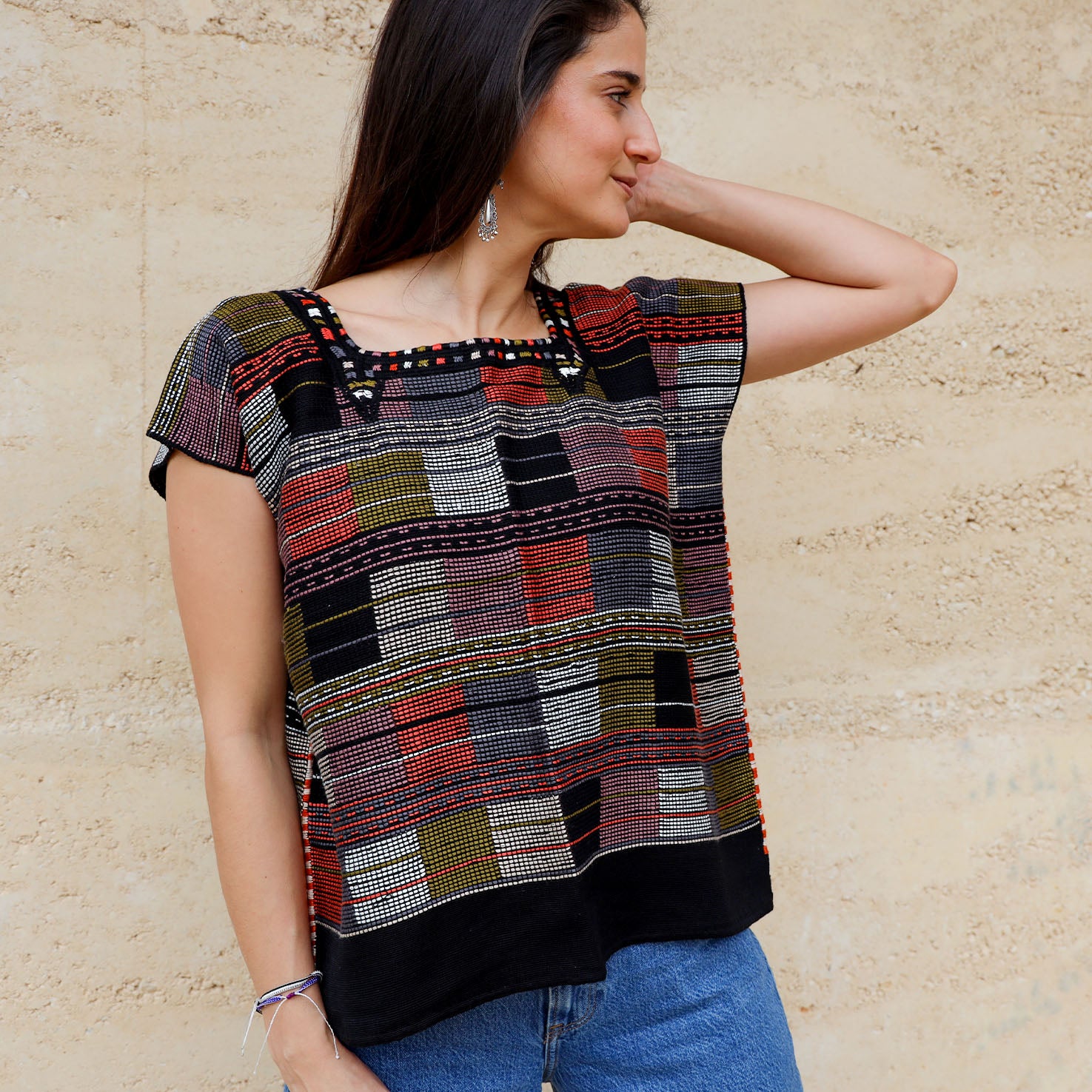 Chilul and The Brocade Huipil Blouse