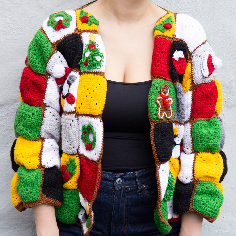Aguascalientes Crochet Christmas Cardigan