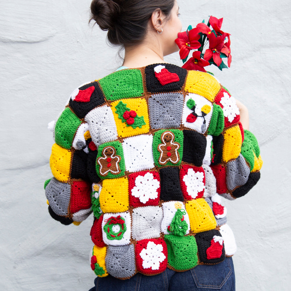 Aguascalientes Crochet Christmas Cardigan