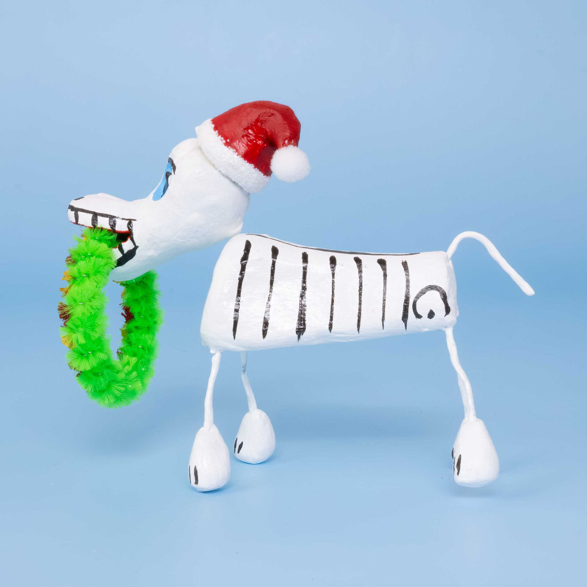 Clay Xoloitzcuintle Christmas Day of the Dead Dog