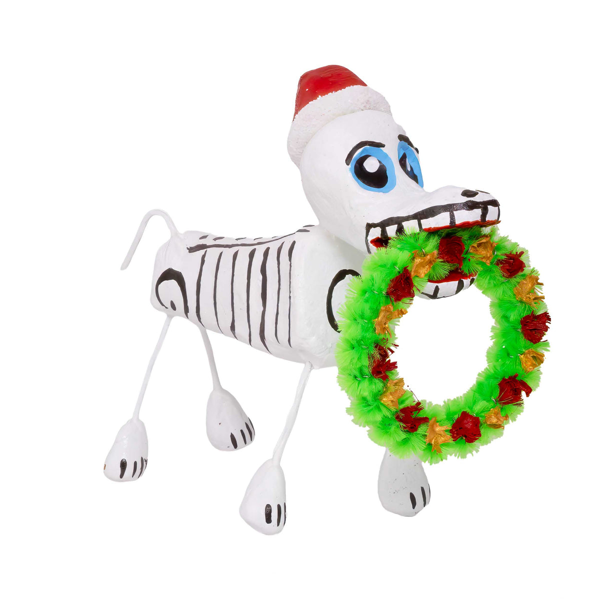 Clay Xoloitzcuintle Christmas Day of the Dead Dog