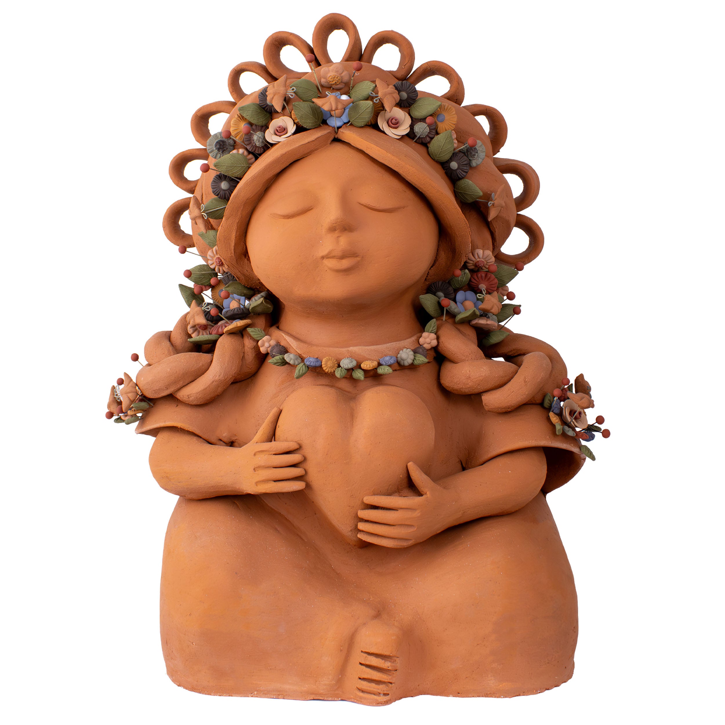 Pachamama Barro Pigmentado Sculpture