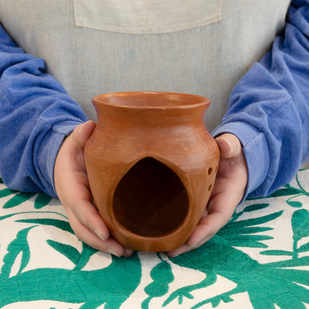 Barro Rojo Chimney Incense Burner/Candle Holder