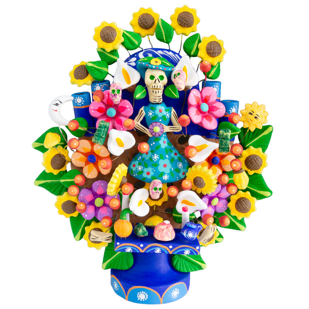 Day of the Dead Catrina Tree of Life 1ft Sculpture