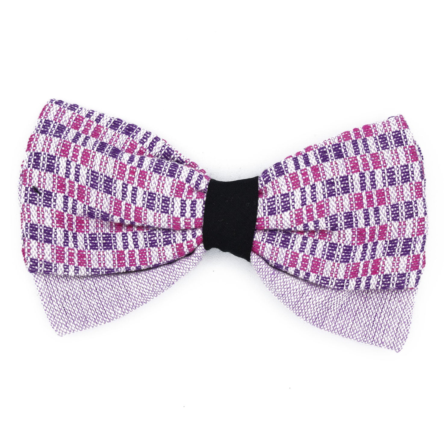 Artisanal Clip-on Fabric Bow Tie