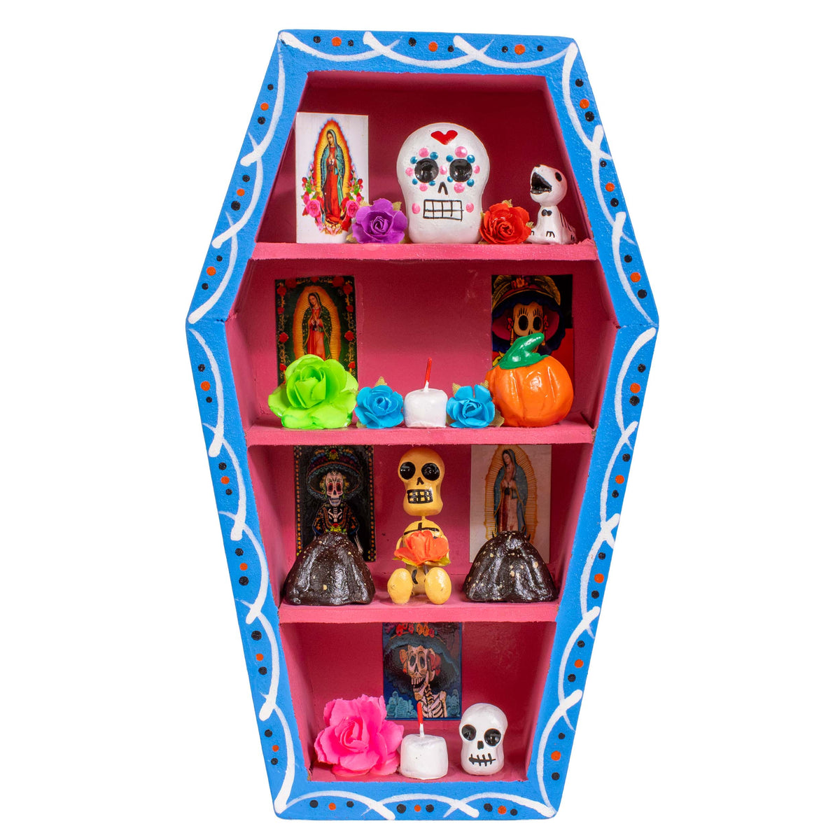 Día de Muertos Altar Coffin Shadow Box