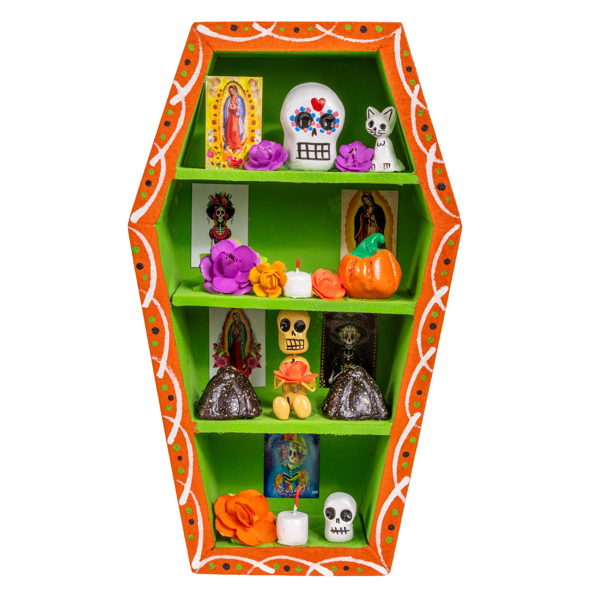 Día de Muertos Altar Coffin Shadow Box