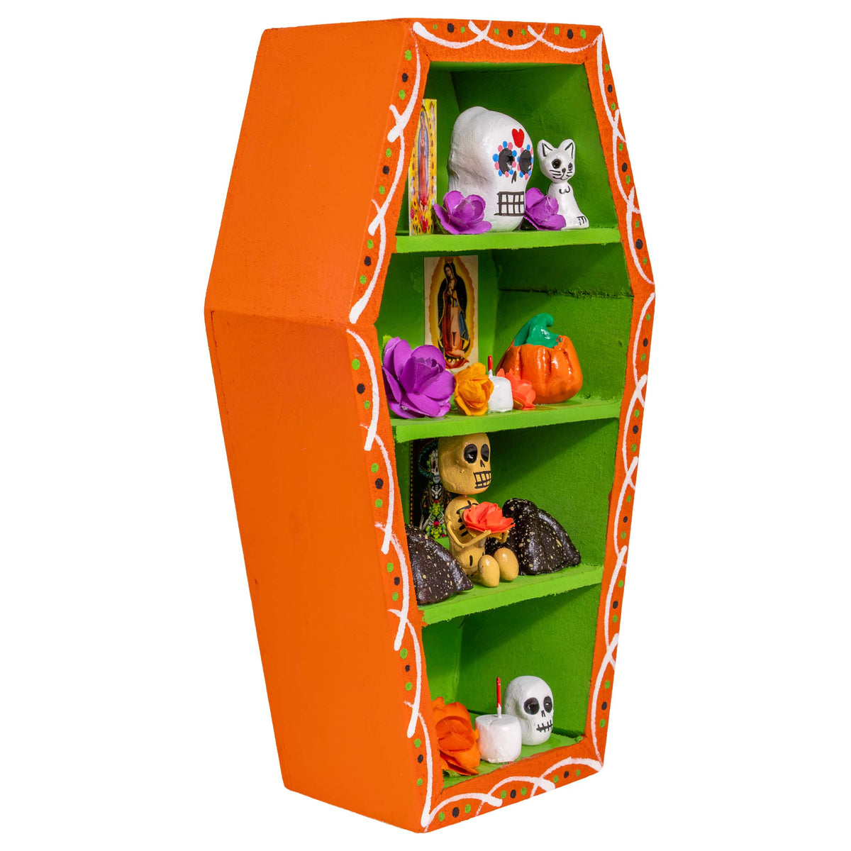Día de Muertos Altar Coffin Shadow Box