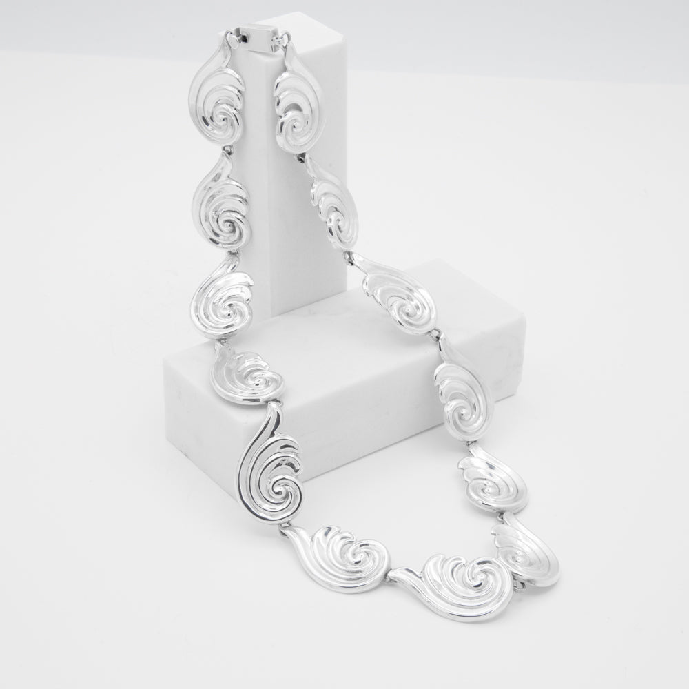 Sterling Silver Wind Shell Necklace