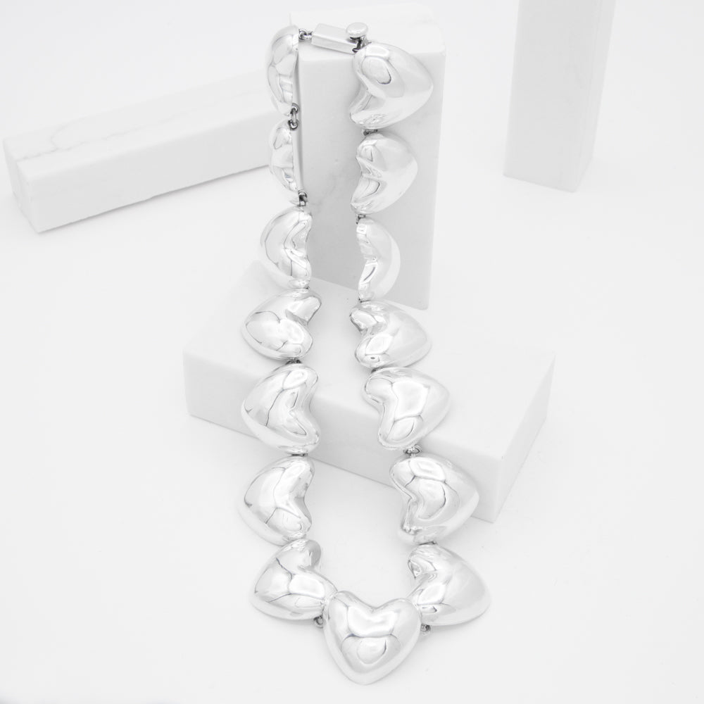 Sterling Silver Amorcito Heart Necklace