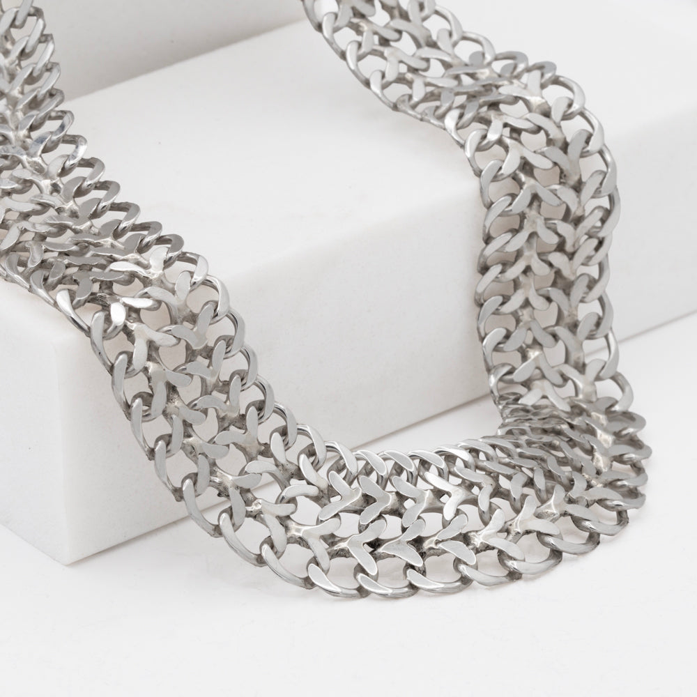 Sterling Silver Petatillo Necklace