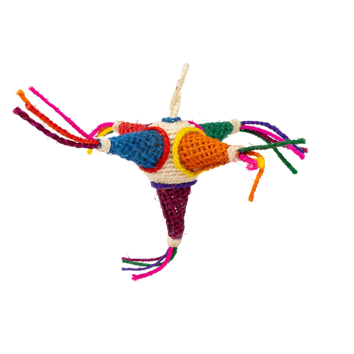 Natural Ixtle Piñata Ornament Small