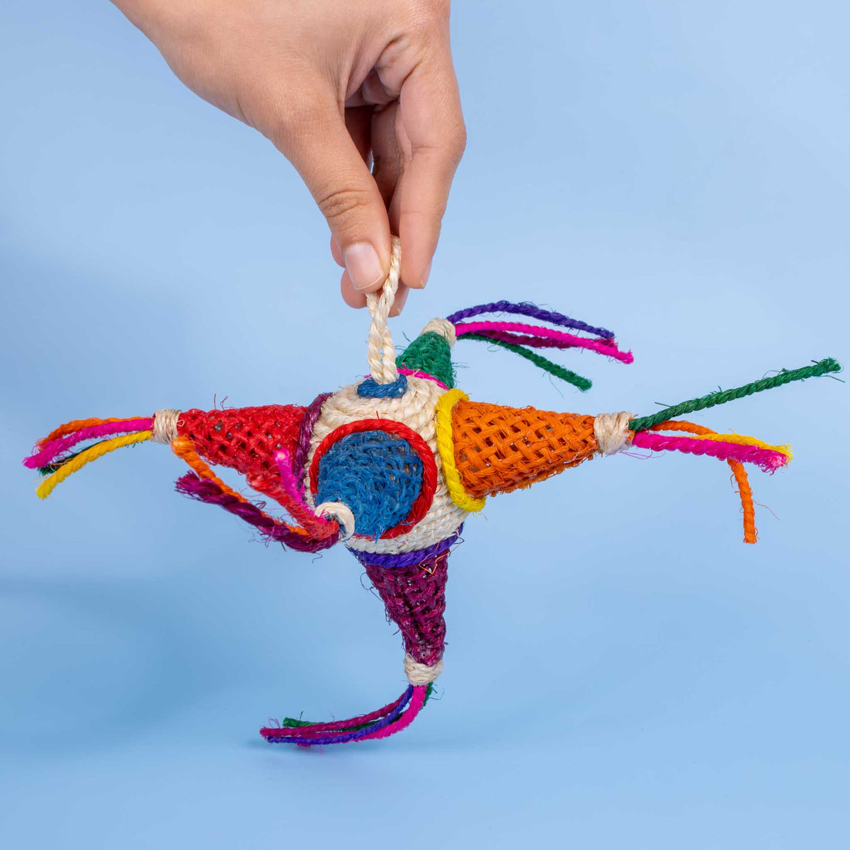 Natural Ixtle Piñata Ornament Small